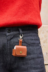 Airpods Case Cognac Leather