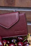 Harmonica Wallet - Dark Cherry Classic Leather
