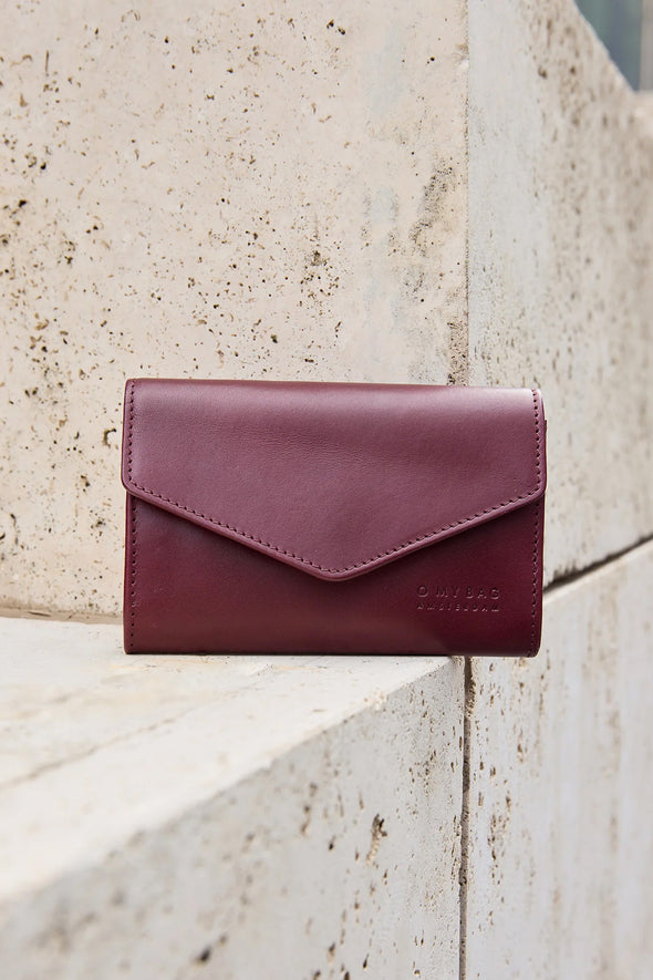 Jo's Purse Dark Cherry Classic Leather