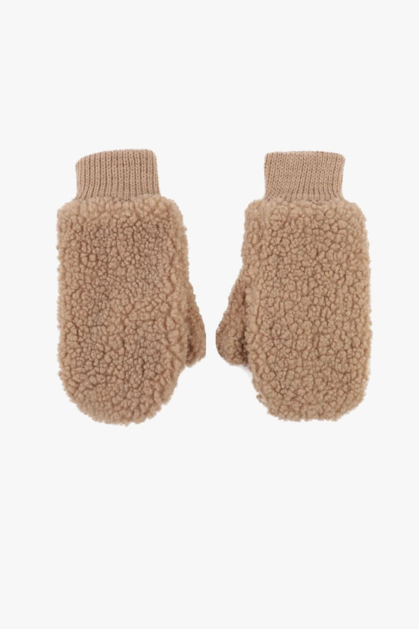 Johnny Teddy Mittens Camel