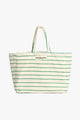 Naram Weekend Bag White and Grass