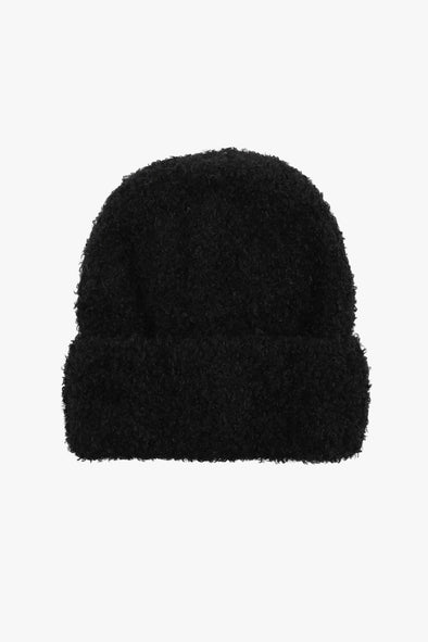 Mint Fluffy Hat Black