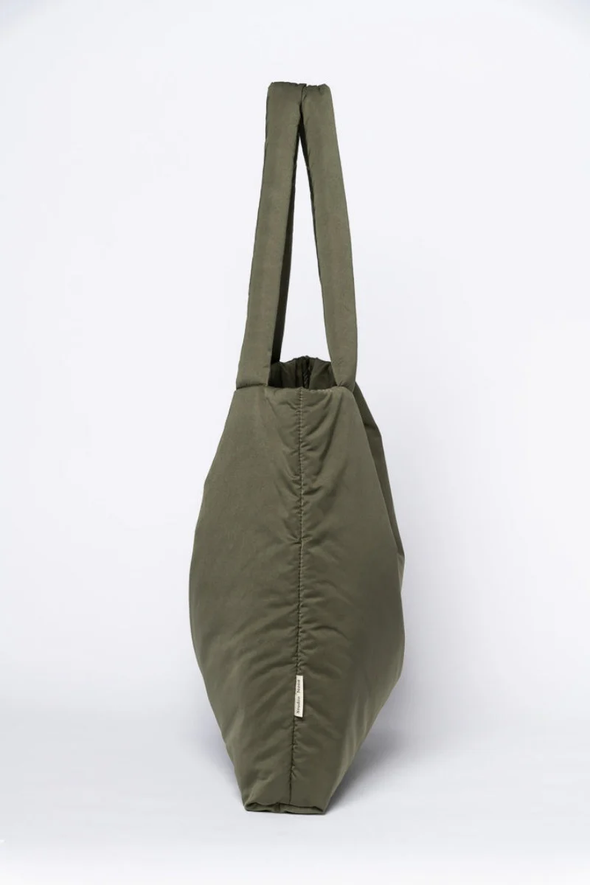 Green Puffy Mom Bag