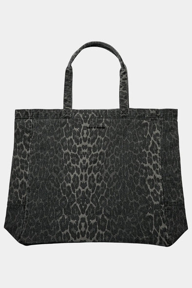 Hanne Tote Bag Grey Leopard