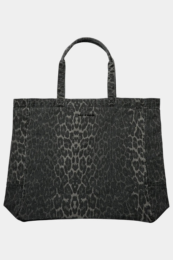 Hanne Tote Bag Grey Leopard