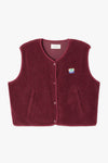 Hoktown Veste Burgundy Melange