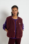 Hoktown Veste Burgundy Melange