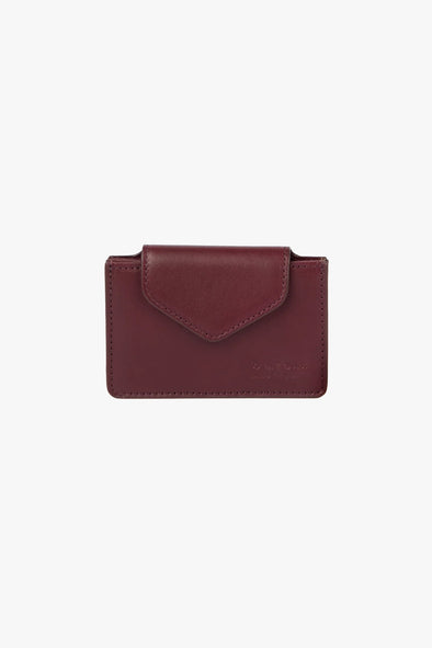 Harmonica Wallet - Dark Cherry Classic Leather