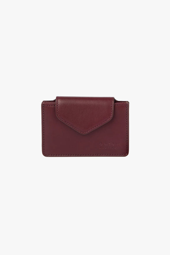 Harmonica Wallet - Dark Cherry Classic Leather