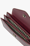 Harmonica Wallet - Dark Cherry Classic Leather