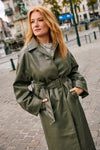 Elea Coat Grape Leaf