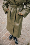 Elea Coat Grape Leaf