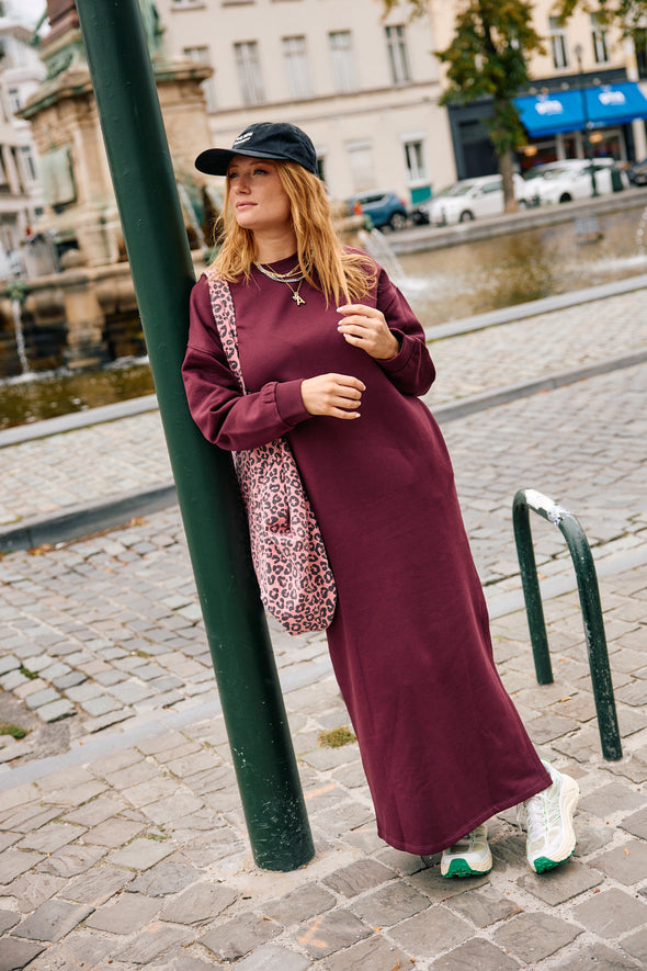 Gia LS Ankle Dress Fig
