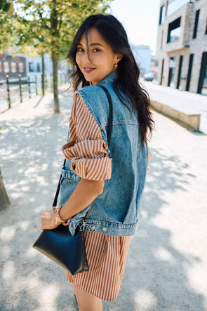 Meo Vest Denim Blue