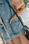 Meo Vest Denim Blue