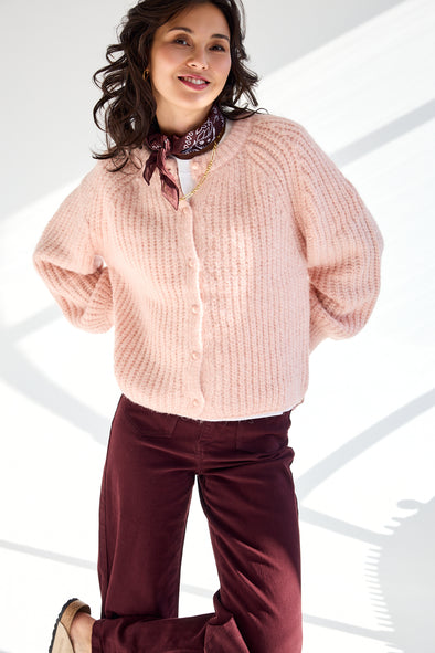 Jolene Cardigan Soft Pink
