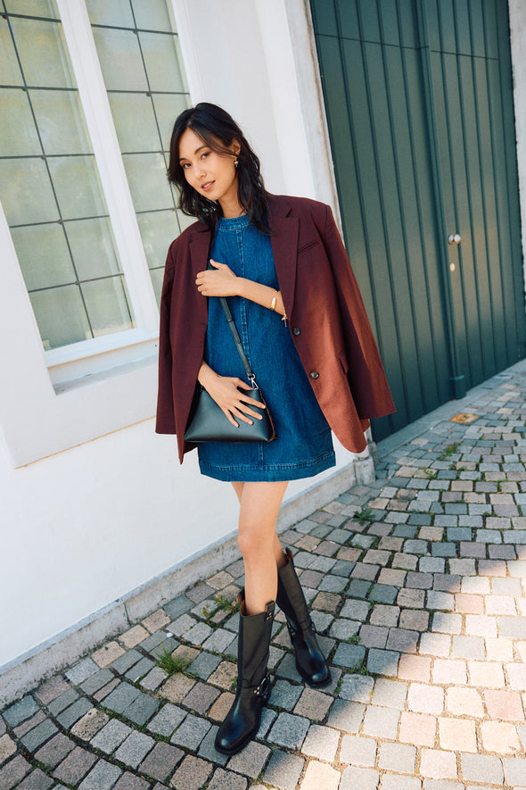 Robin Denim Dress Dark Blue