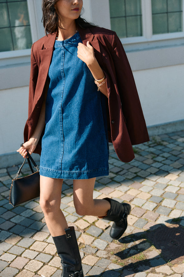 Robin Denim Dress Dark Blue