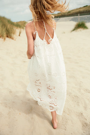 Maryna Strap Dress White