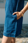 Robin Denim Dress Dark Blue
