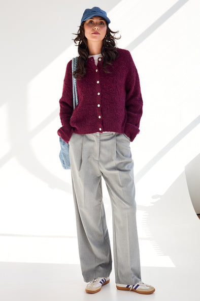 Minou Cardigan Burgundy