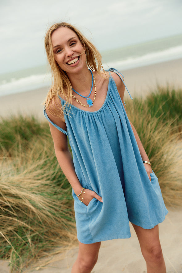 June Terry Playsuit Sky Blue