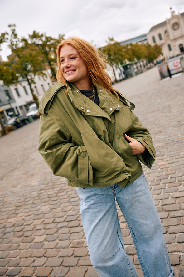 Agatha Jacket Grape Leaf