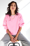 Olivia Sweater Bubblegum Pink