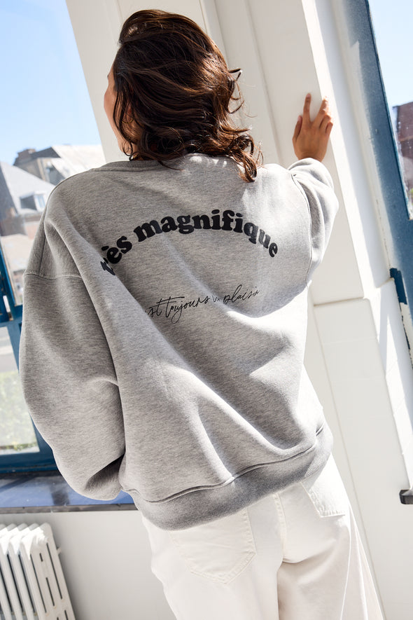 Eli Sweatshirt Grey Magnifique