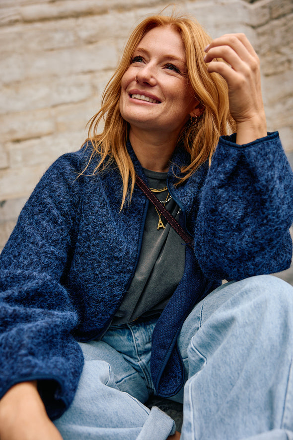Jessa Cosy Vest Marine