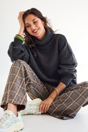 Rym Check Trousers