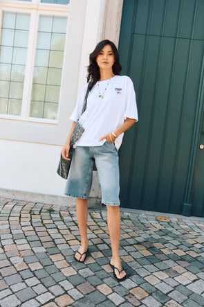 Serena Denim Bermuda