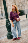 Texas Oversized Sweater Bordeaux