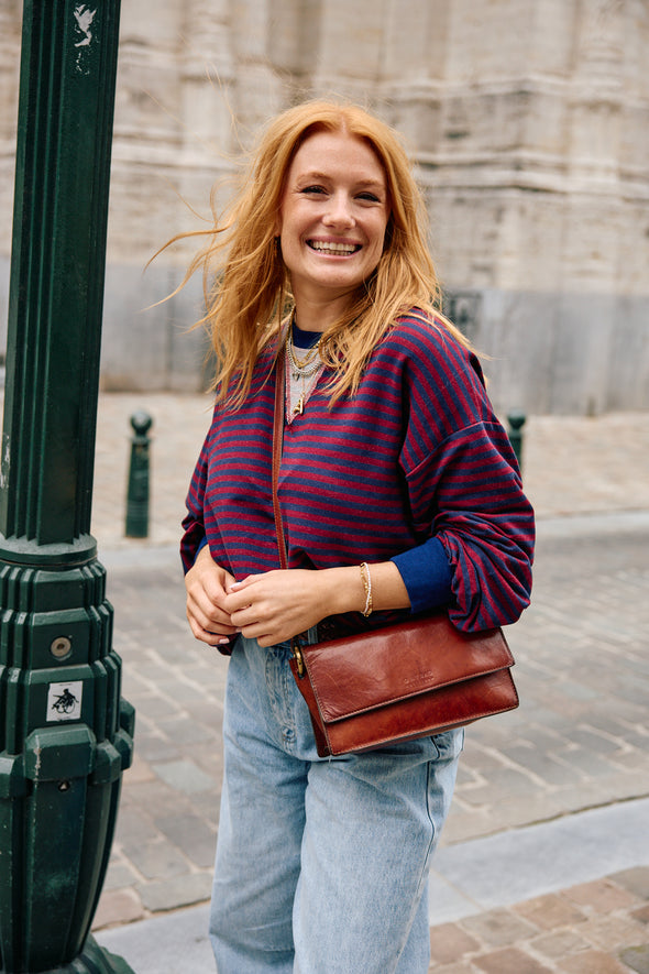 Texas Oversized Sweater Bordeaux