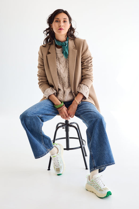 Rita Relaxed Blazer Camel