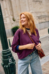 Texas Oversized Sweater Bordeaux
