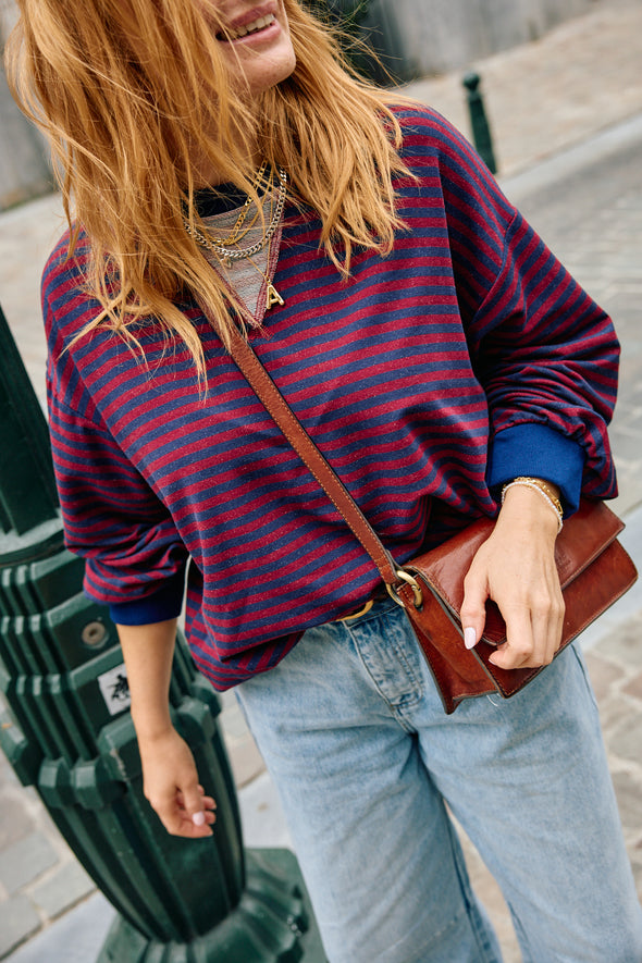 Texas Oversized Sweater Bordeaux
