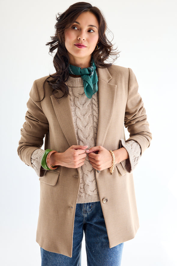 Rita Relaxed Blazer Camel