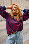 Texas Oversized Sweater Bordeaux