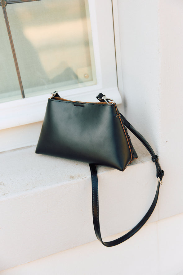 Stella Mini Leather Bag Black