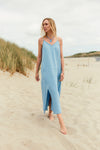 Rob Strap Dress Denim Blue