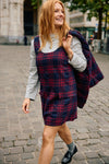 Indra Wool Dress Checks