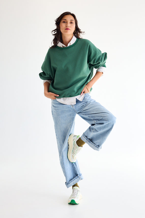 Olivia Sweater Pine Green