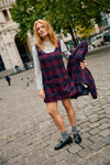 Indra Wool Dress Checks