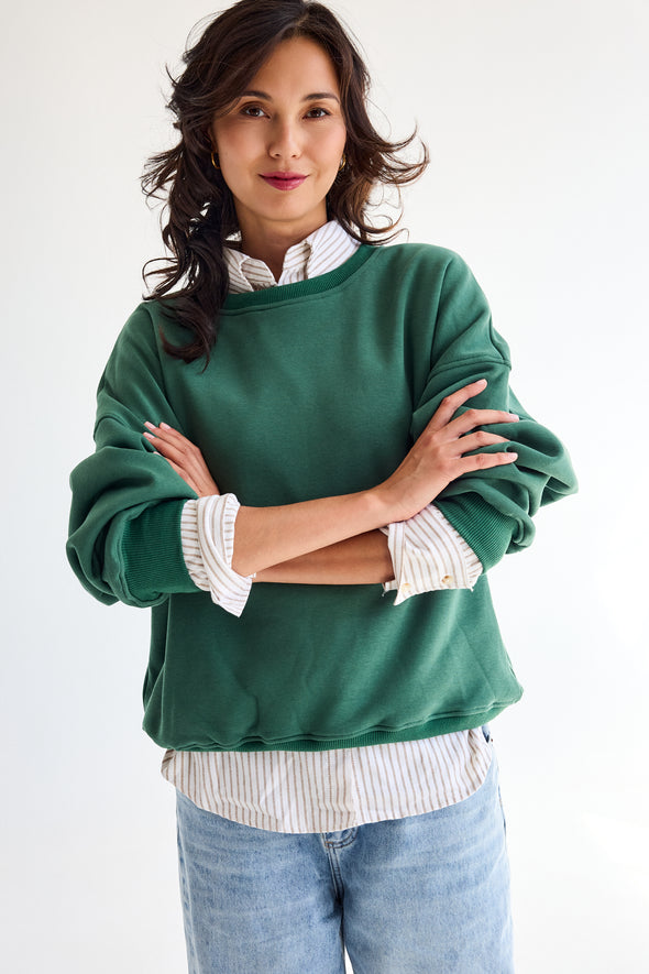 Olivia Sweater Pine Green