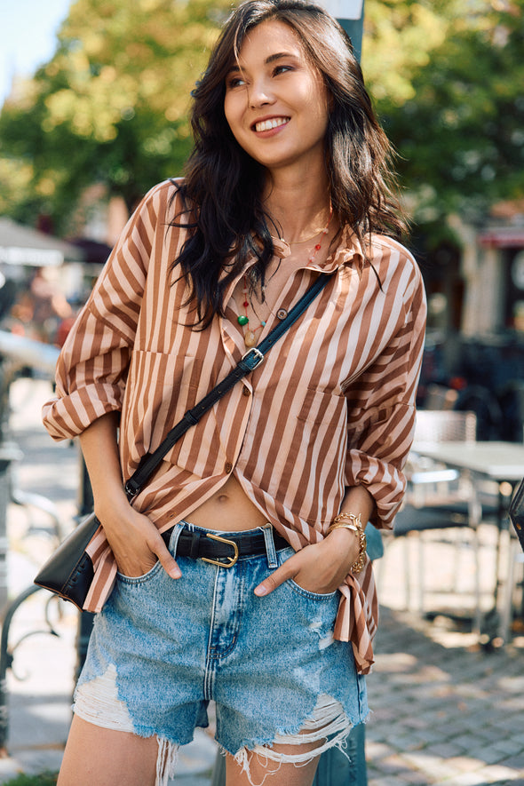Fontania Shirt Coffee Blush