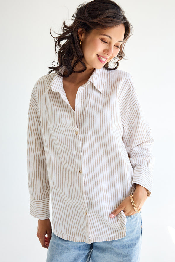 Belton Shirt Taupe