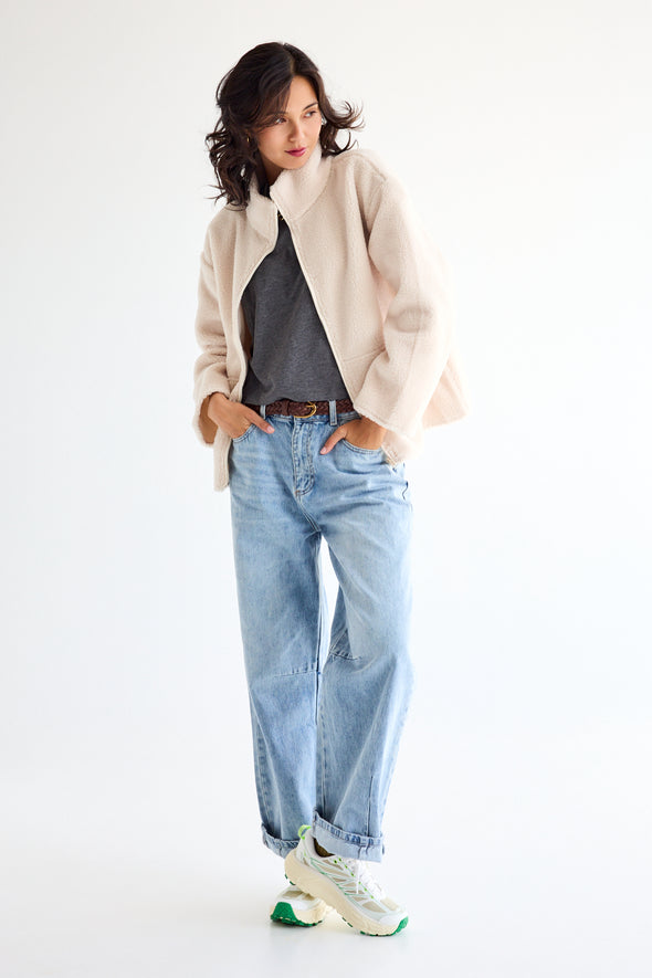 Monti Teddy Jacket Cream