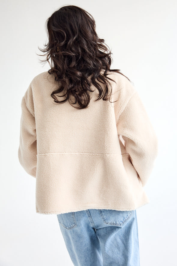 Monti Teddy Jacket Cream