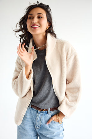 Monti Teddy Jacket Cream